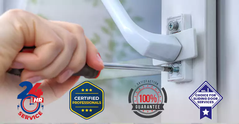 Broken Patio Door Handle Repair in Davie